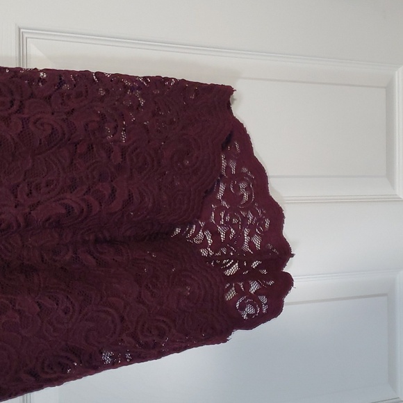 torrid burgundy dress